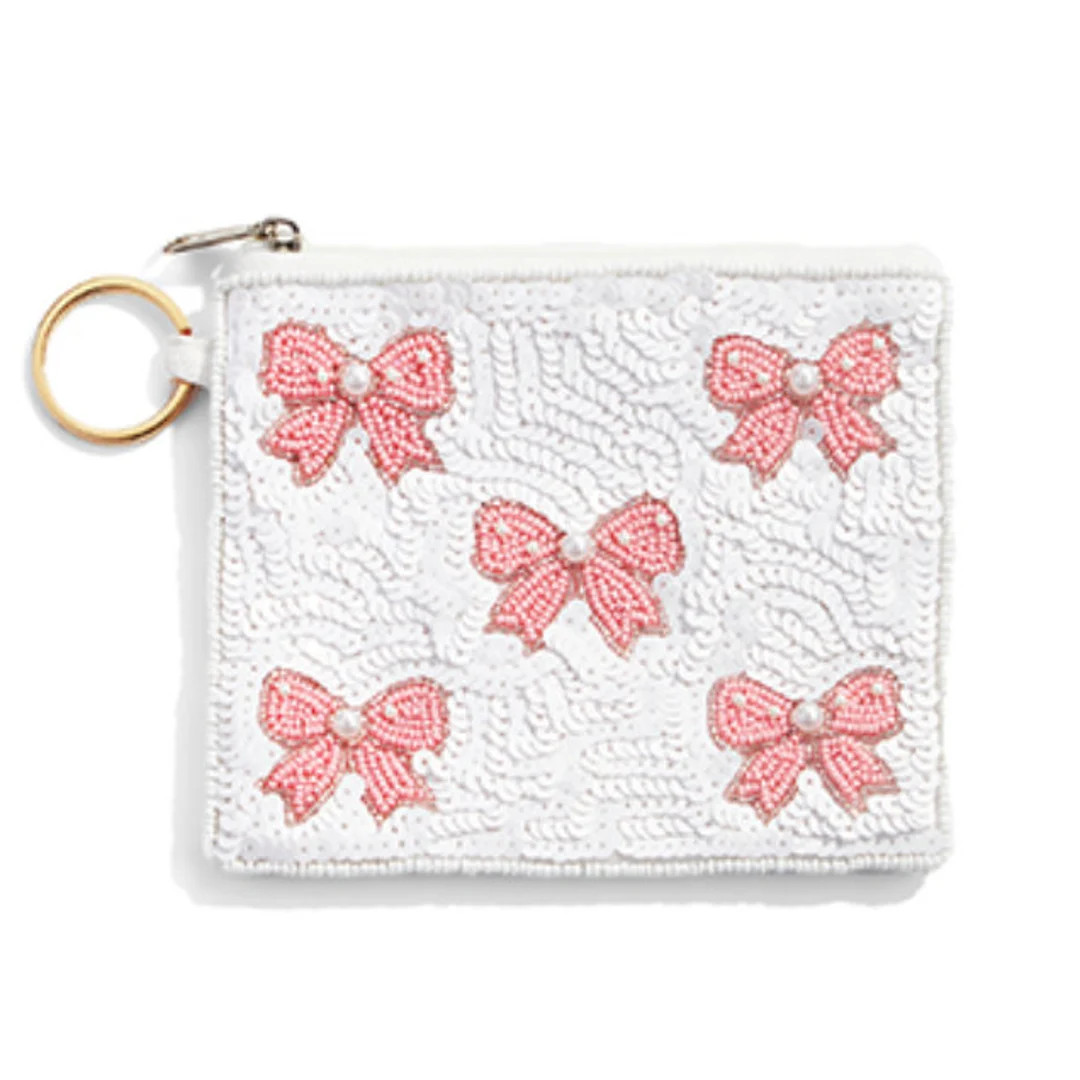 Bride Bow Beaded Coin Pouch - Etsy | Etsy (US)