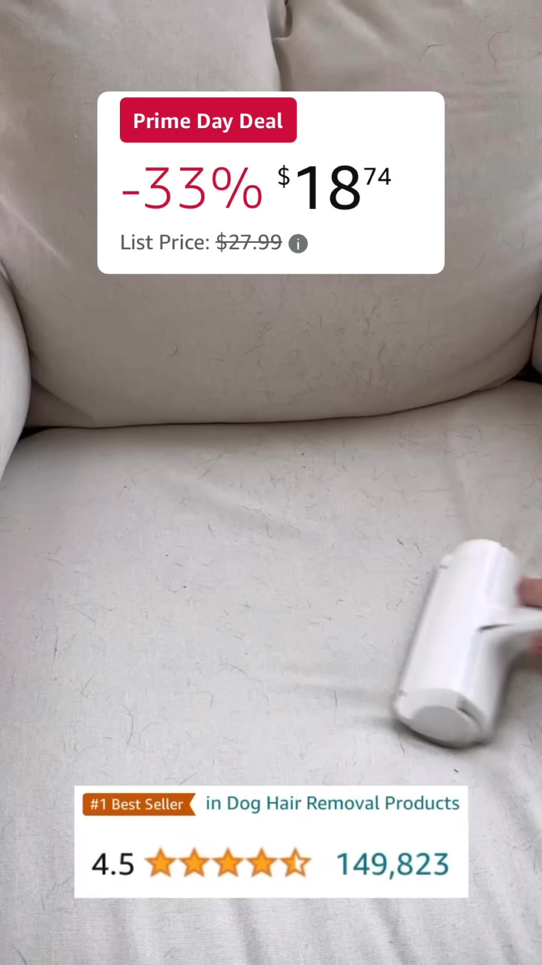 Amazon prime day find - pet hair removal tool 🙌🏼

#LTKHome #LTKSaleAlert