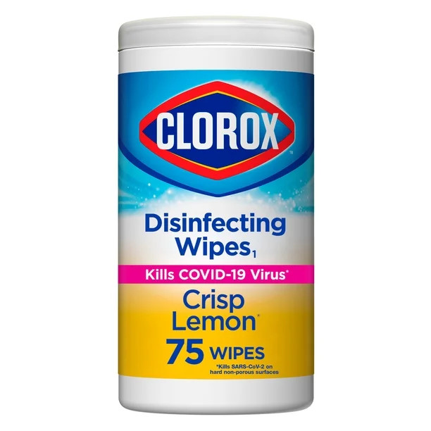 Clorox Bleach-Free Disinfecting and Cleaning Wipes, Crisp Lemon, 75 Count | Walmart (US)