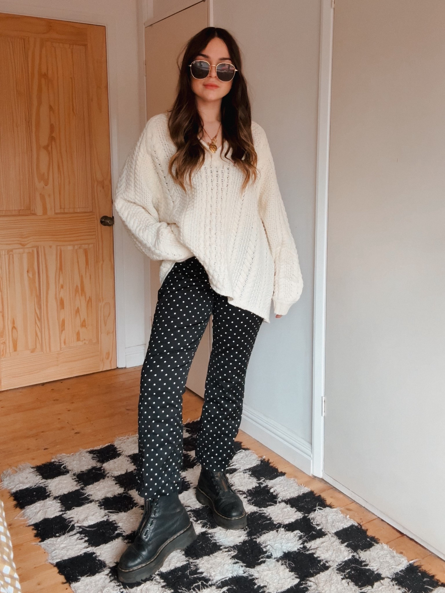 Styling my polka dot kick flares 

#LTKwinter #LTKuk