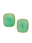 Faux Ming Jade Rectangular Clip-On Earrings | Saks Fifth Avenue