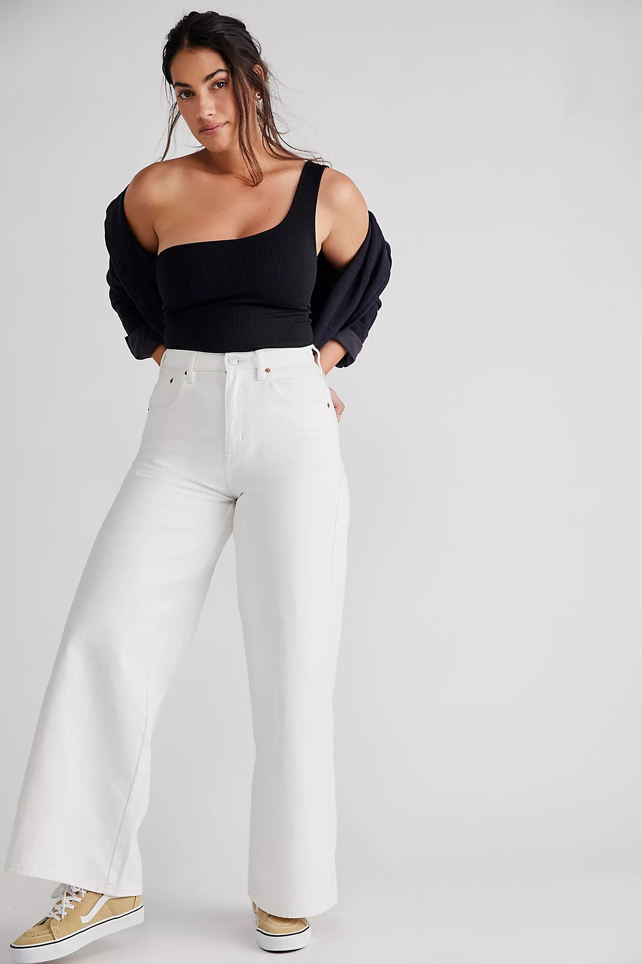 CRVY Gia Wide-Leg Jeans | Free People (Global - UK&FR Excluded)