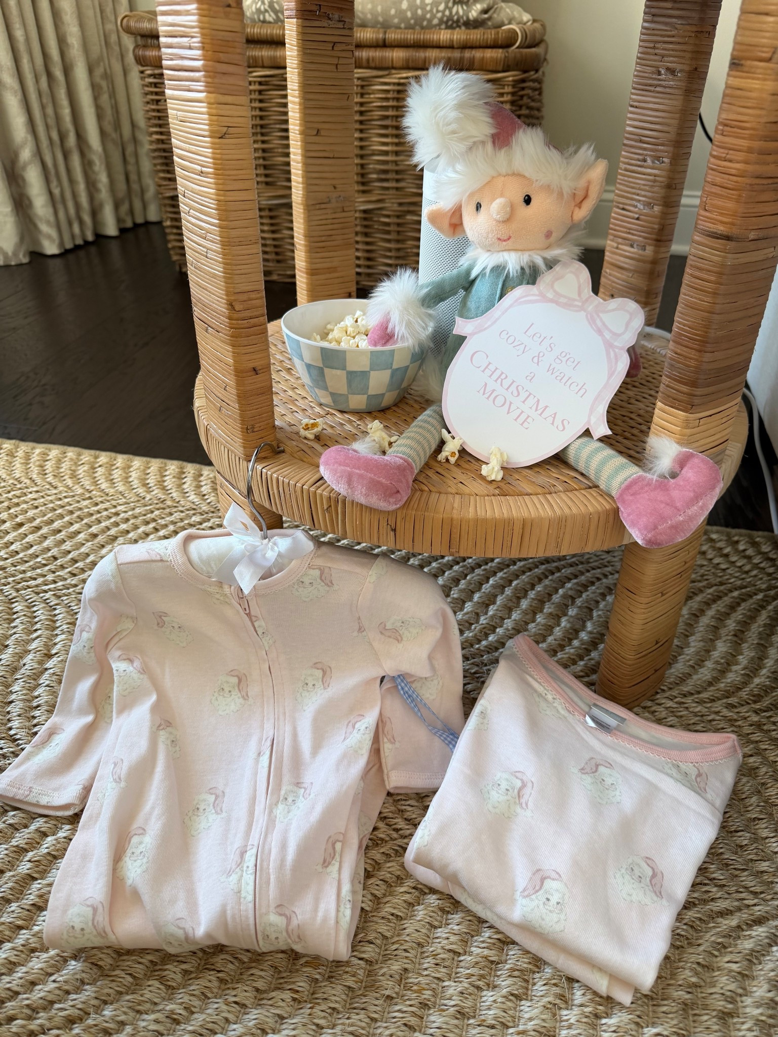 Our elf mint has such good taste in Jammie’s :) having a Christmas movie night tonight in the costs Santa pajamas! 

#LTKHoliday #LTKKids #LTKmomlife