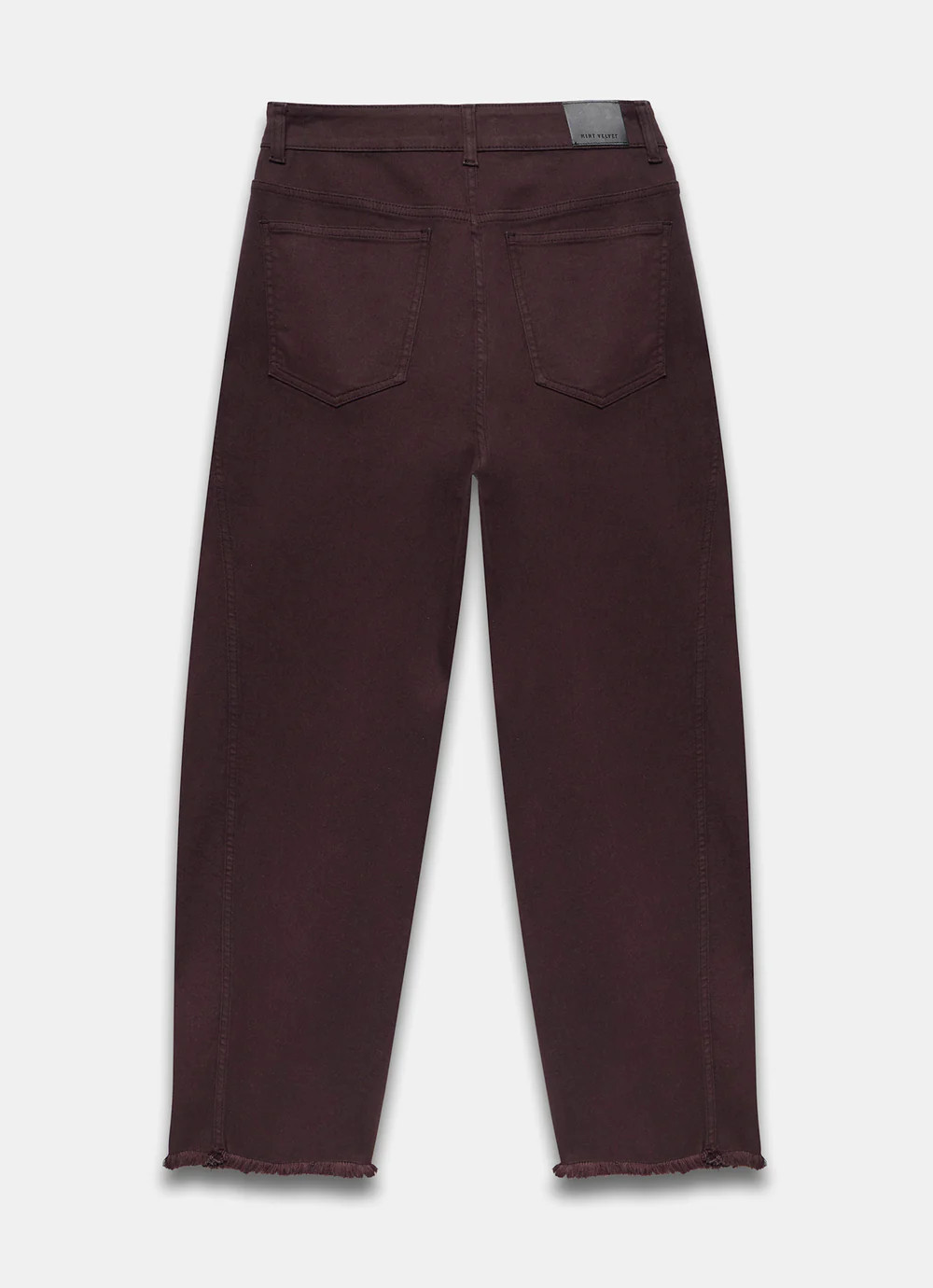 Burgundy Barrel Leg Jeans | Mint Velvet