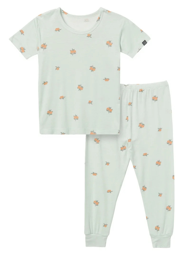 Modern Moments by Gerber Toddler Neutral Super Soft Tight Fitting Pajama Set, 2-Piece, Sizes 12 M... | Walmart (US)
