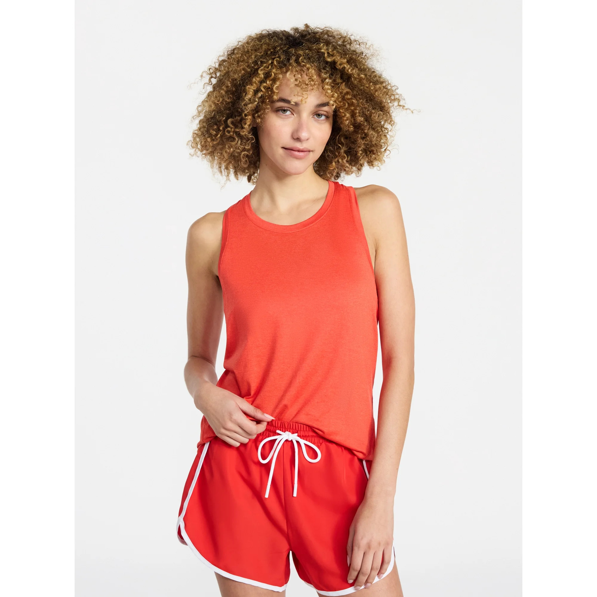 Athletic Works Women's and Women's Plus ButterCore Racerback Tank Top, Sizes XS-4X | Walmart (US)