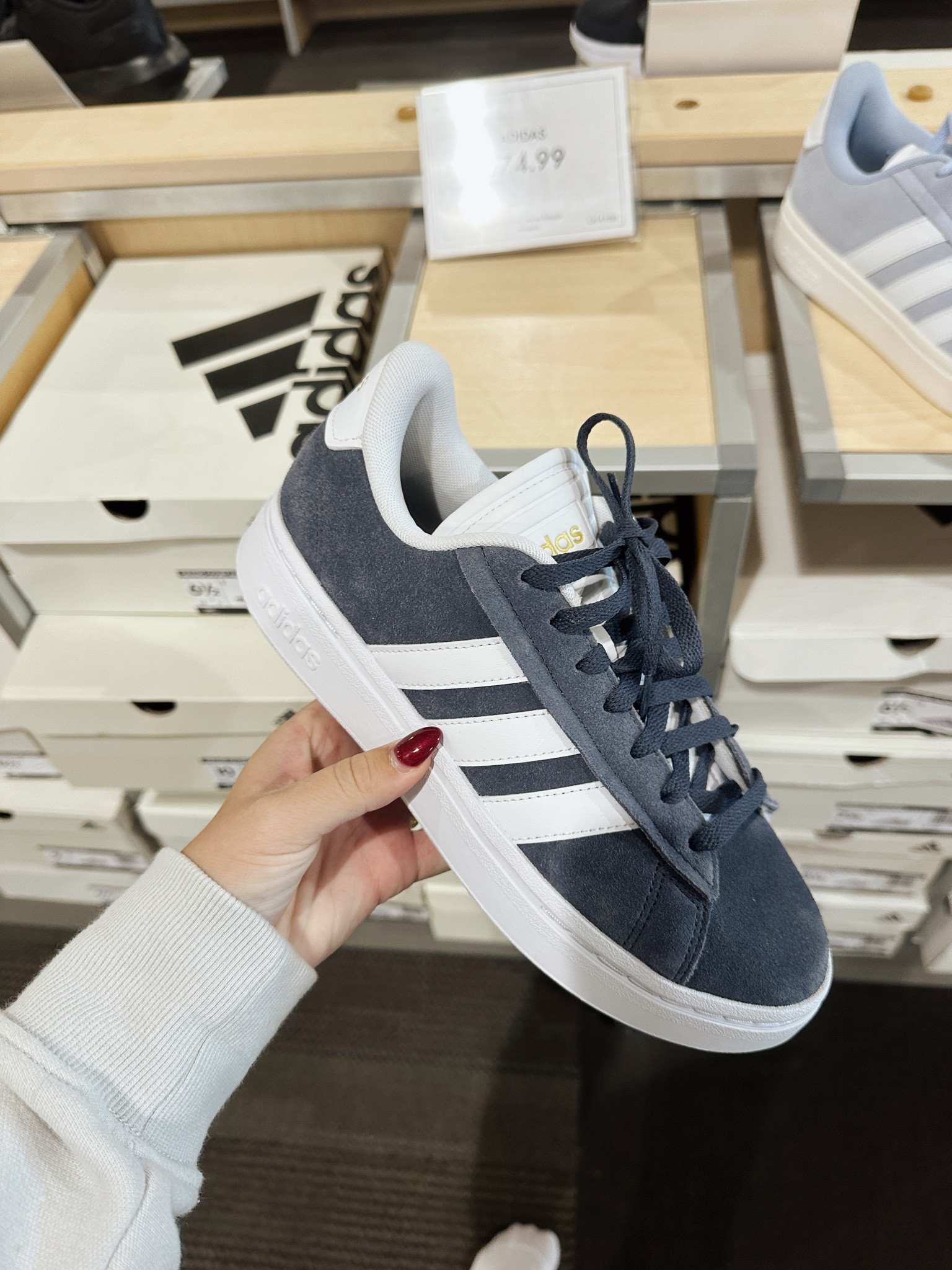 Fell in love with these navy Adidas VL court sneakers. Definitely going at the top of my Christmas list this year ;). RunCame in so many color options— makes the perfect gift for under $100

#LTKGiftGuide #LTKHoliday #LTKCyberWeek
