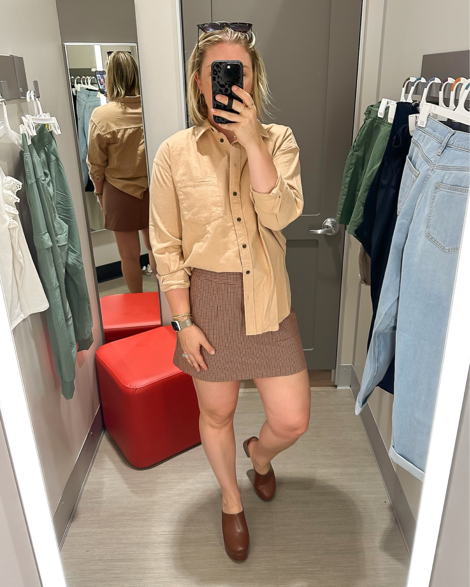 Fall skirt and button up!!!

#LTKsalealert #LTKunder50 #LTKstyletip