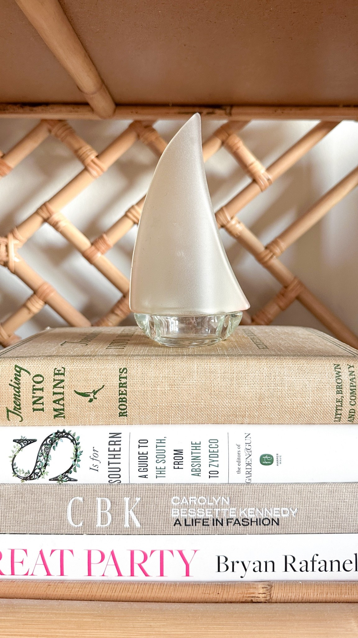 The cutest sailboat tea candle votive I found while thrifting! Linked an identical one for you!

#LTKHome