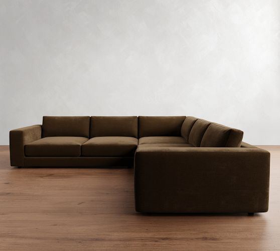 Carmel Lounge 3-Piece L-Shaped Sectional (118") | Pottery Barn (US)