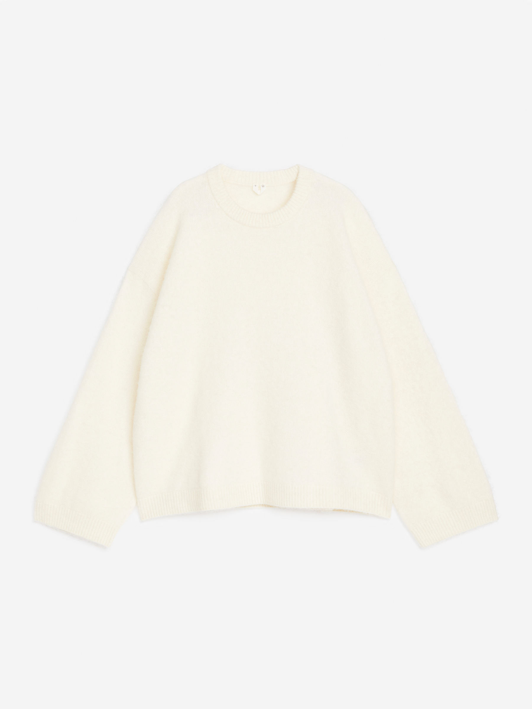 Alpaca-Wool Blend Jumper – Off White – Women – ARKET GB | Arket UK