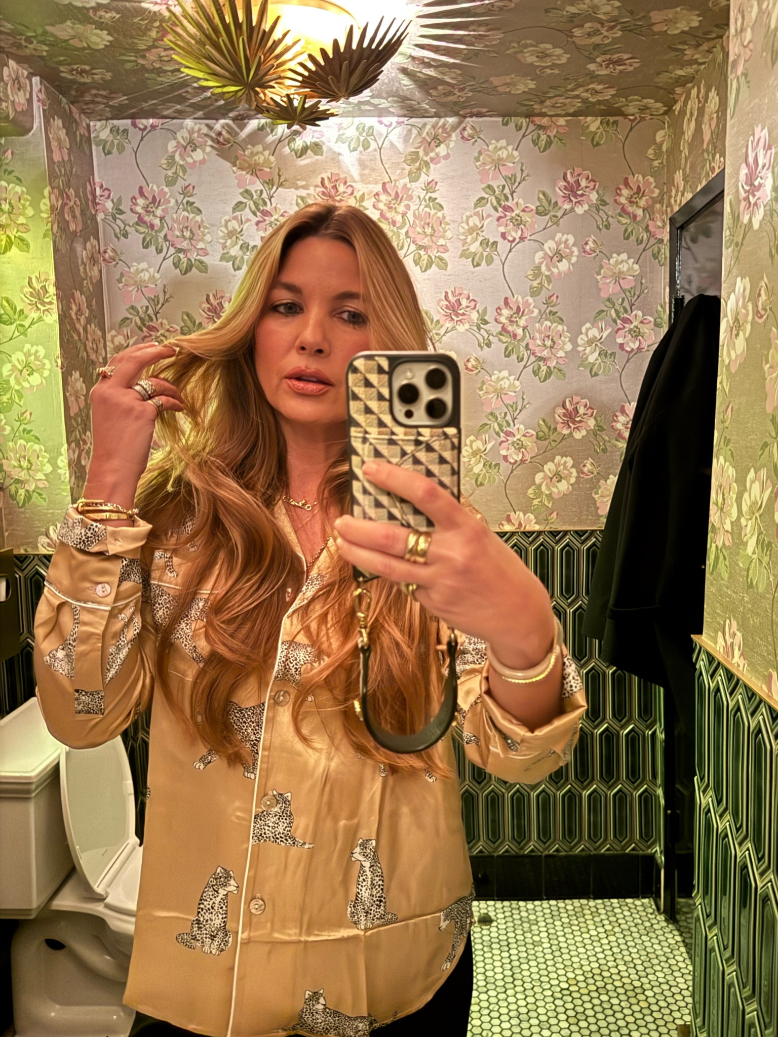 Silk PJs to to take you from out and about to bed. Wearing a medium 🐆

#LTKGiftGuide #LTKHoliday #LTKSeasonal