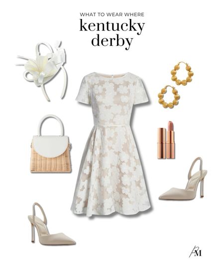 Kentucky Derby outfit idea. I love this floral dress and bow detail fascinator. 

#LTKstyletip #LTKbeauty #LTKSeasonal