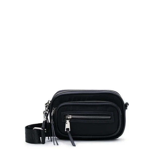 Madden NYC Women's Mini Convertible Handbag with Front Pocket,Black - Walmart.com | Walmart (US)