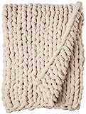 Casaphoria Luxury Chunky Knit Throw Blanket (48"x60")-Large Cable Knitted Soft Cozy Polyester Chenil | Amazon (US)