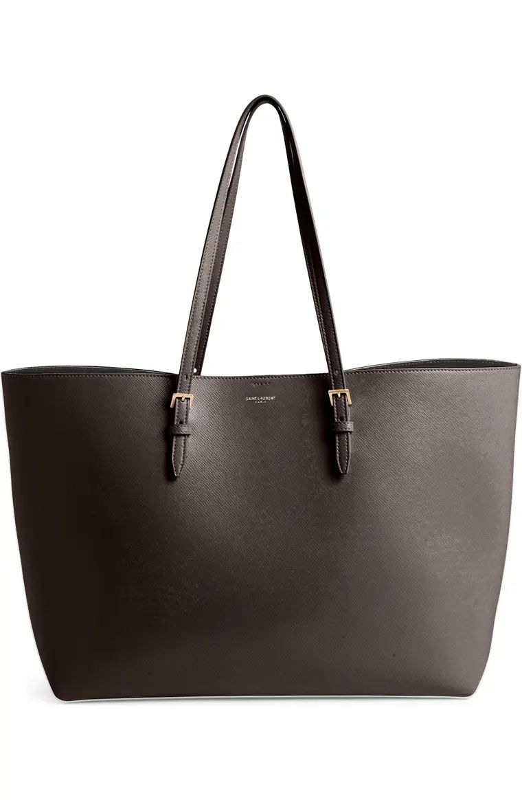 Medium East/West Leather Shopping Tote | Nordstrom