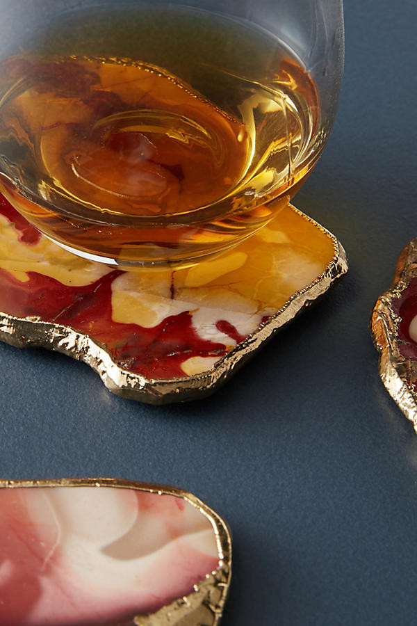 Precious Agate Coaster Set | Anthropologie (US)