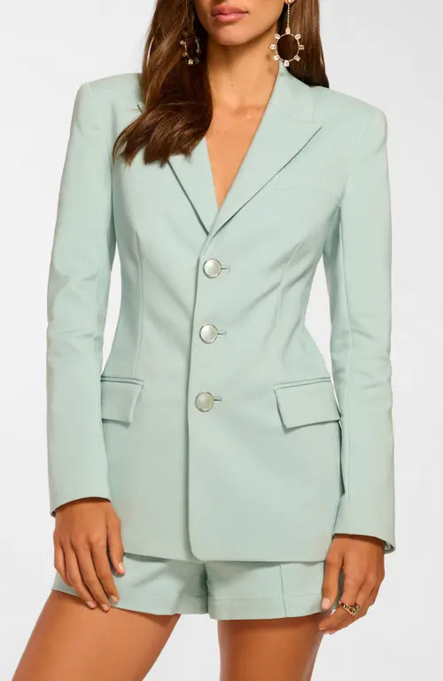 Ramy Brook Cherie Blazer in Moonstone Blue at Nordstrom, Size 00 | Nordstrom