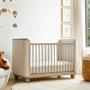 Joseph Altuzarra Sphere Foot Upholstered Crib | West Elm (US)