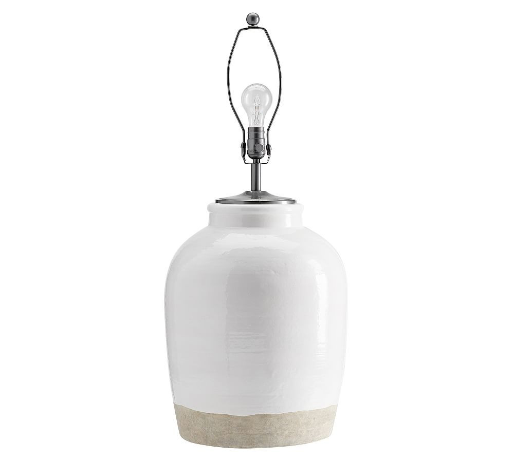 Miller 30"" Medium Table Lamp Base, Ivory | Pottery Barn (US)