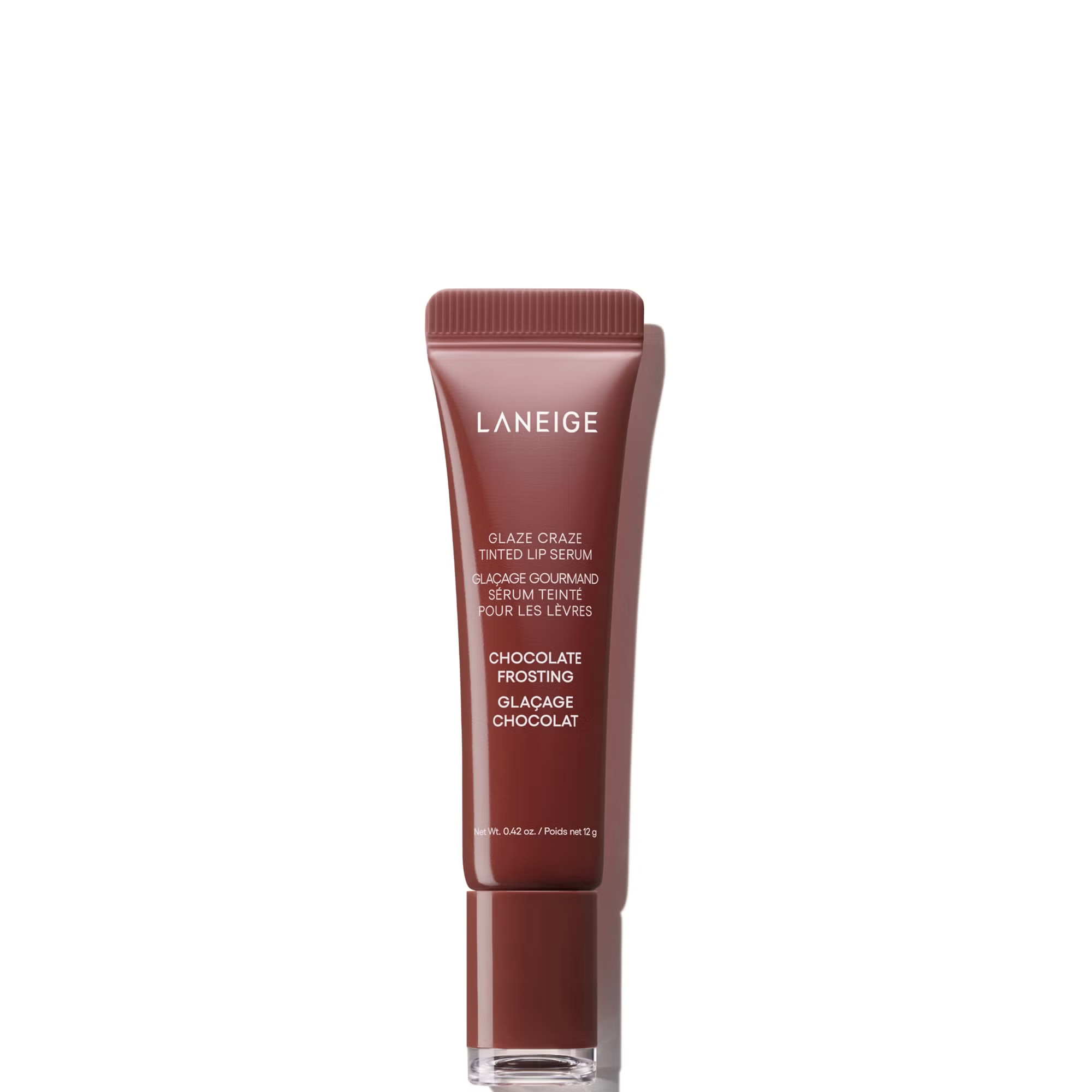 LANEIGE Glaze Craze Tinted Lip Serum - Chocolate Frosting 12g | Cult Beauty