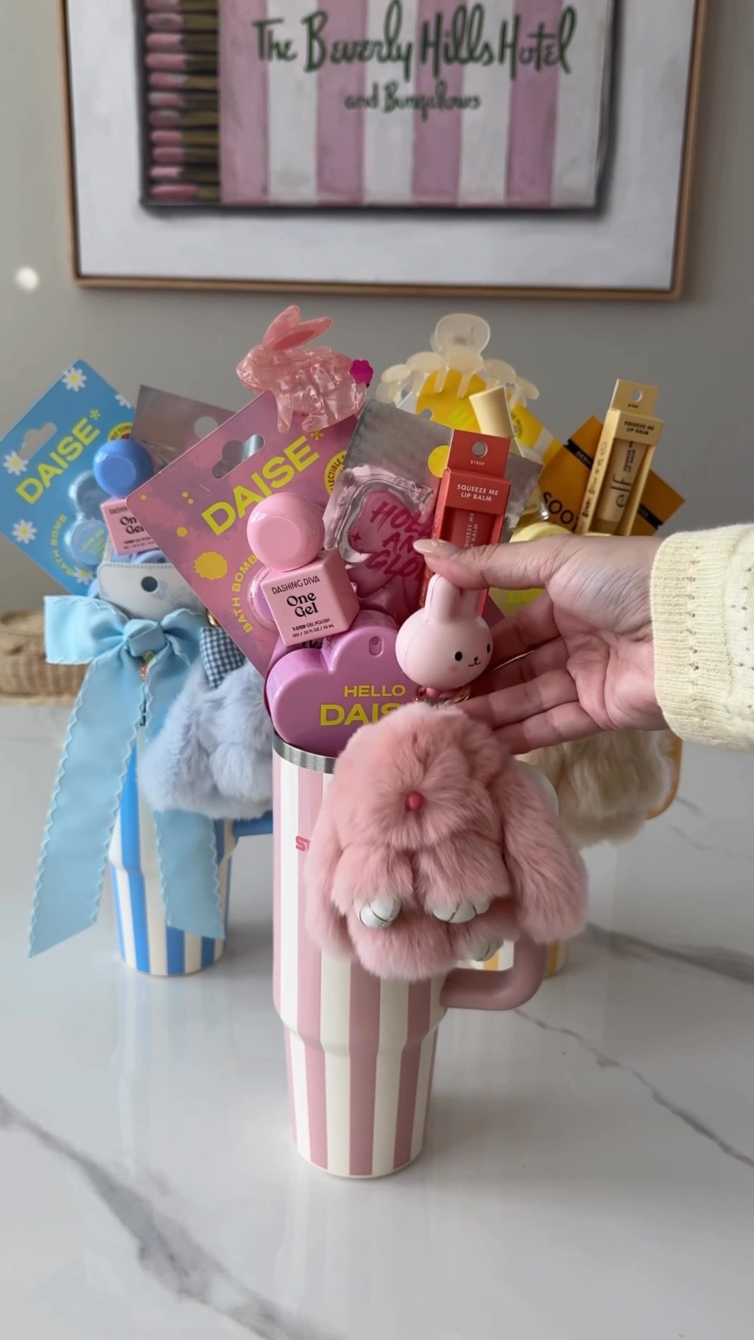 Who needs a basket when you've got the cutest Stanley tumblers? 🐰 
Filled the cutest Stanley tumblers with all the tween/teen must-haves + the CUTEST fluffiest bunny keychains you've ever seen.


#LTKKids #LTKSeasonal #LTKselfcare