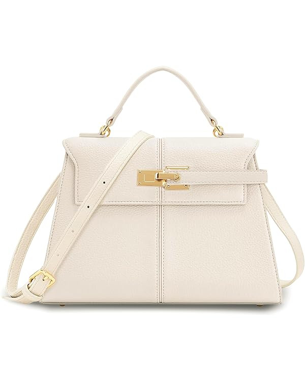Women's Top-handle Handbags Vegan Leather Crossbody Bags for Women with Adjustable Strap | Amazon (US)