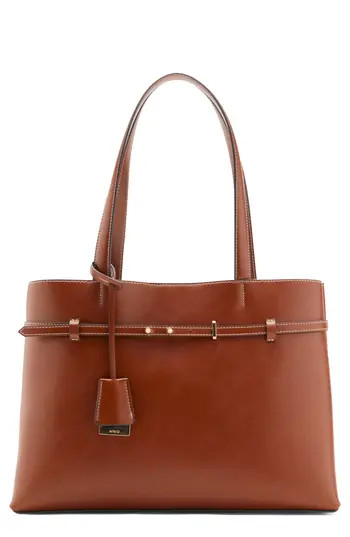 MANGO Charm Detail Tote in Leather at Nordstrom Rack | Nordstrom Rack