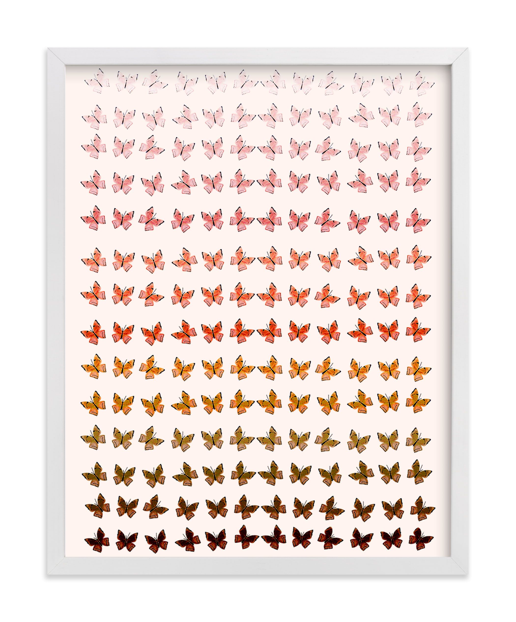 "Ombre Butterflies" - Painting Limited Edition Art Print by Shannon Kirsten. | Minted