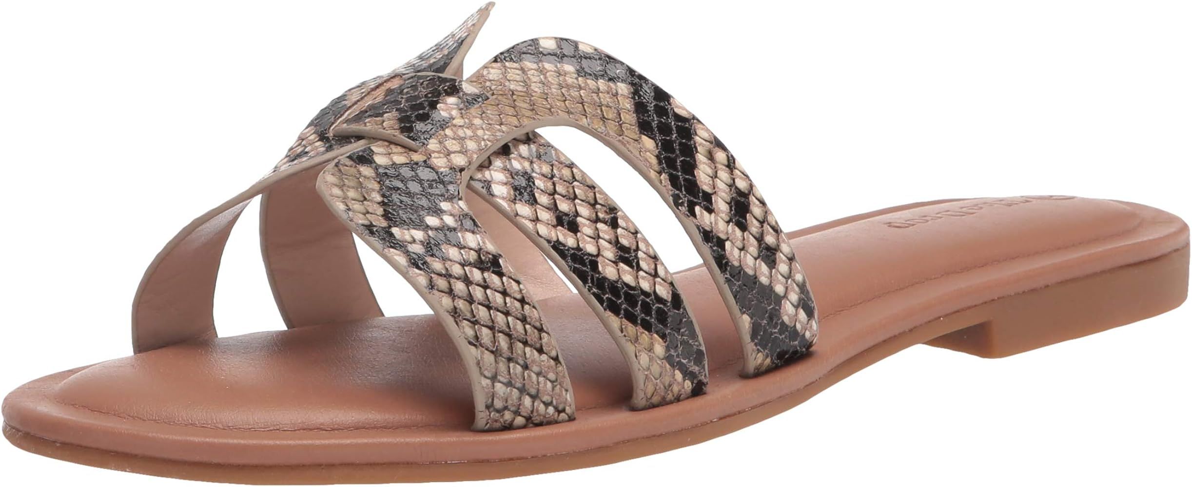 Amazon.com: The Drop Women's Monika Flat H-Band Slide Sandal, Sand, 9 : Clothing, Shoes & Jewelry | Amazon (US)