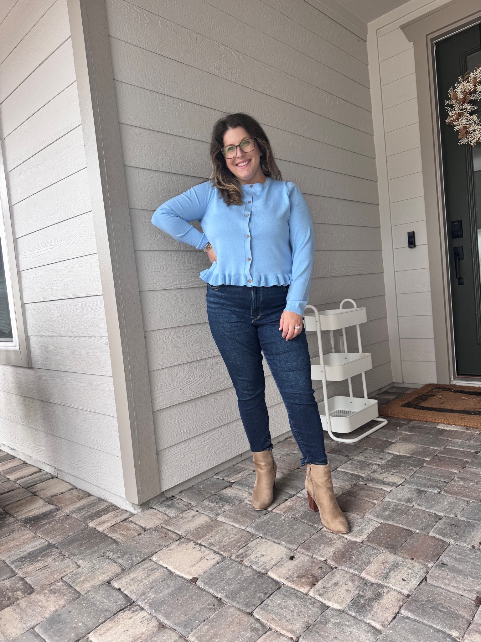 CHURCH OOTD 🩵✨

Church outfit, mom outfit, mom ootd, mom style, Sunday vlog, target finds, target run, target style, American eagle jeans, skinny jeans, 



#LTKmomlife #LTKgrwm #LTKootd