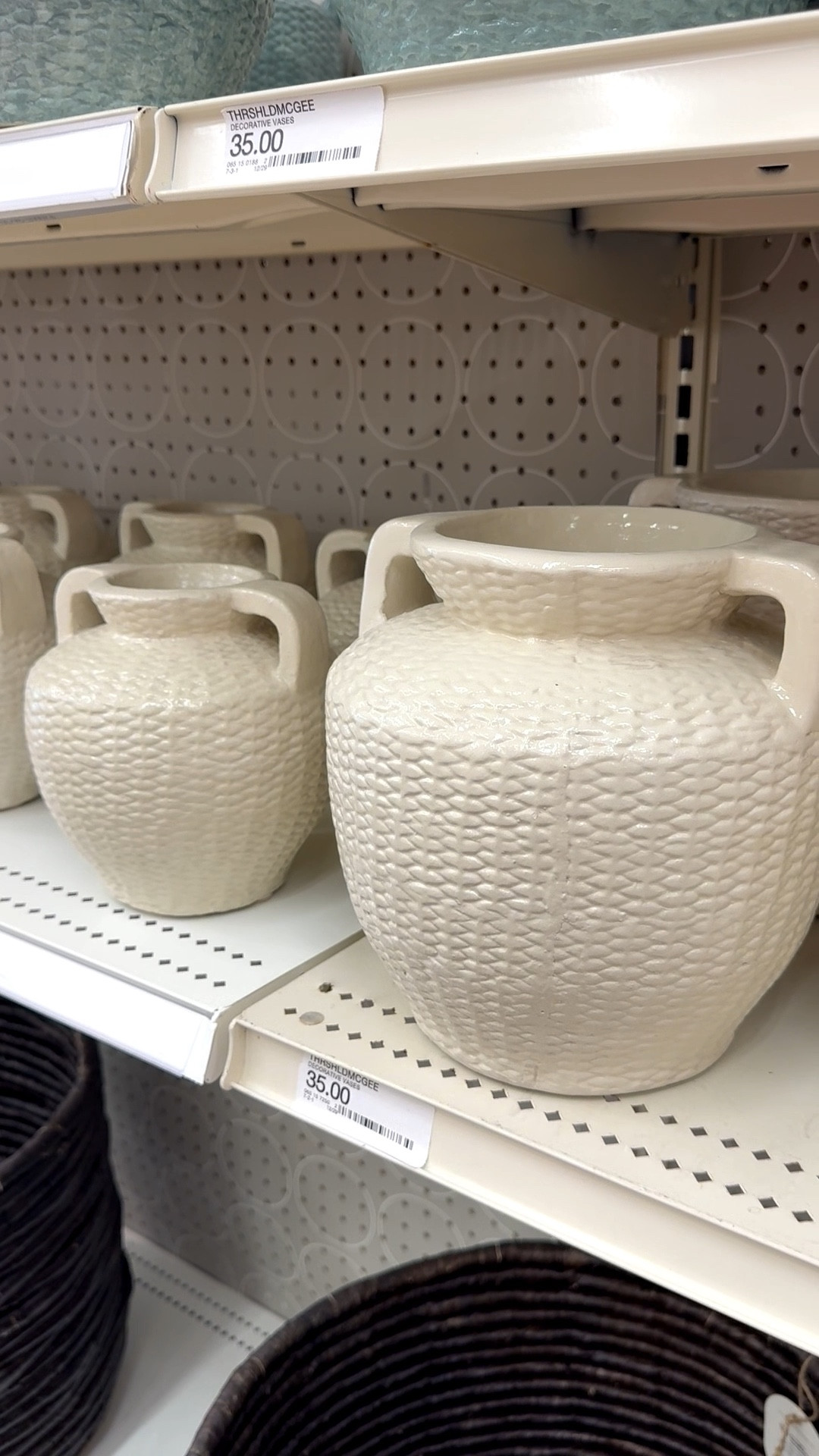 I feel like I can never have too many vases, and these ceramic beauties are all about spring! 🏺

They’re urn-shaped with handles, have a woven basket-wave textured exterior, and are watertight. They’re available in two sizes, and two colors.

Perfect for faux stems or fresh flowers on your coffee table, entryway, or sideboard.

And if you’re a mosaic artist, how fun would it be to incorporate some broken pieces of these vases into your next project (but only if it broke on its own 😉)? For mosaic tips, tutorials + inspiration please visit my YouTube channel: YouTube.com/julieweilbacher, and follow @julieweilbacher on Instagram.

#vase #ceramicvase #texturedvase #creamvase #bluevase #target #mosaic #springhomedecor #springcoffeetabledecor

#LTKSeasonal #LTKHome