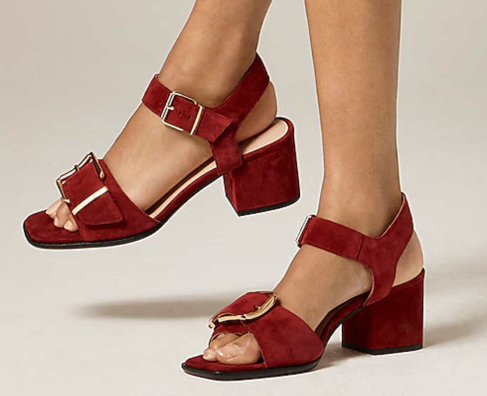 I am obsessed with these J Crew red 👠 shoes!  

 #LTKStyleTip #LTKWorkwear #LTKShoeCrush