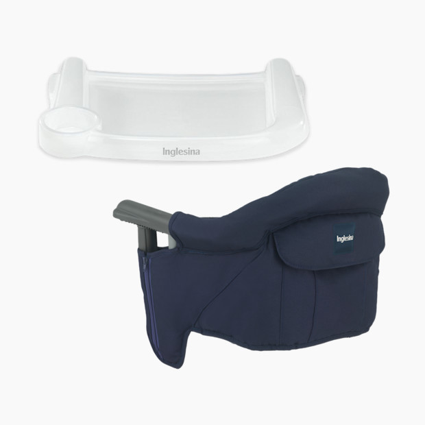 Inglesina Fast Table Chair with Dining Tray Plus in Navy Size 12.5"" x 17.5"" x 2.5 | Babylist
