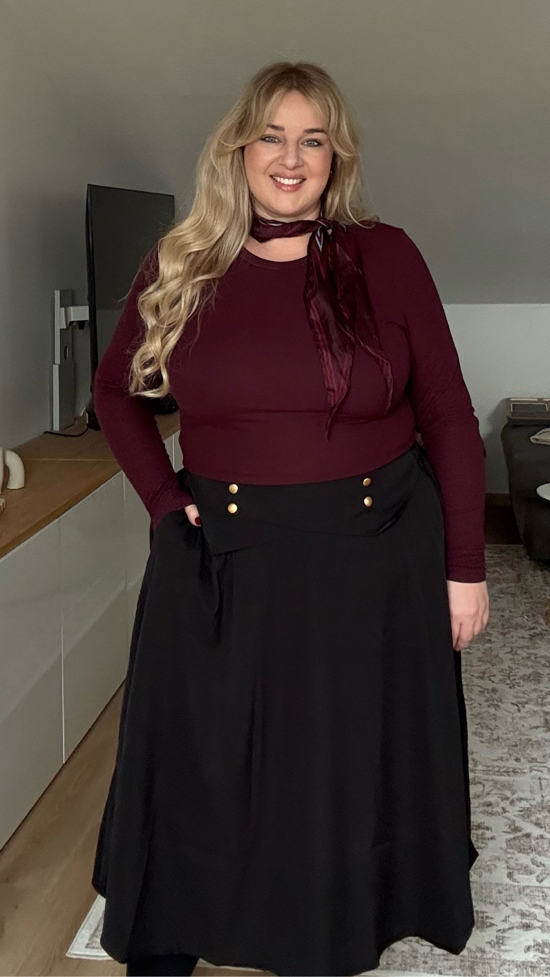 OOTD - Schwarz Burgunder Kombi ✨

#burgunder #plussizefashion #rock 

#LTKwinter #LTKCyberWeek #LTKplussize