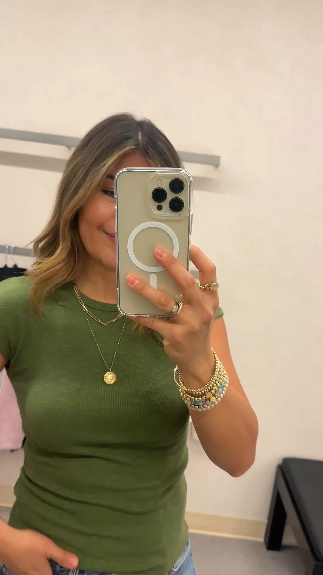 My favorite tee and jeans from the Nsale! 
Top runs tts. Wearing size XS
Jeans run small, wearing size 27 for a loose fit

#LTKootd #LTKSeasonal #LTKSaleAlert