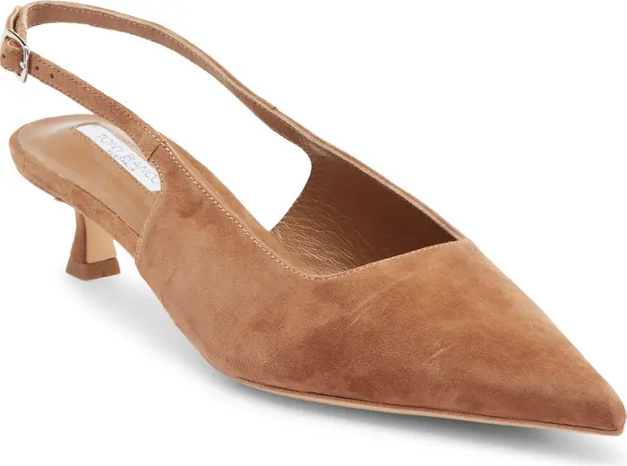 Crush Slingback Pointed Toe Kitten Heel Pump (Women) | Nordstrom