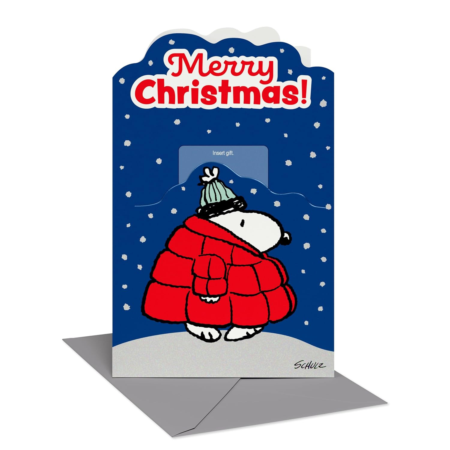 American Greetings Peanuts Christmas Gift Card Holder and Money Holder Card with Envelope for Cash, Gift Cards, or Checks (Favorite Time Of Year) | Amazon (US)