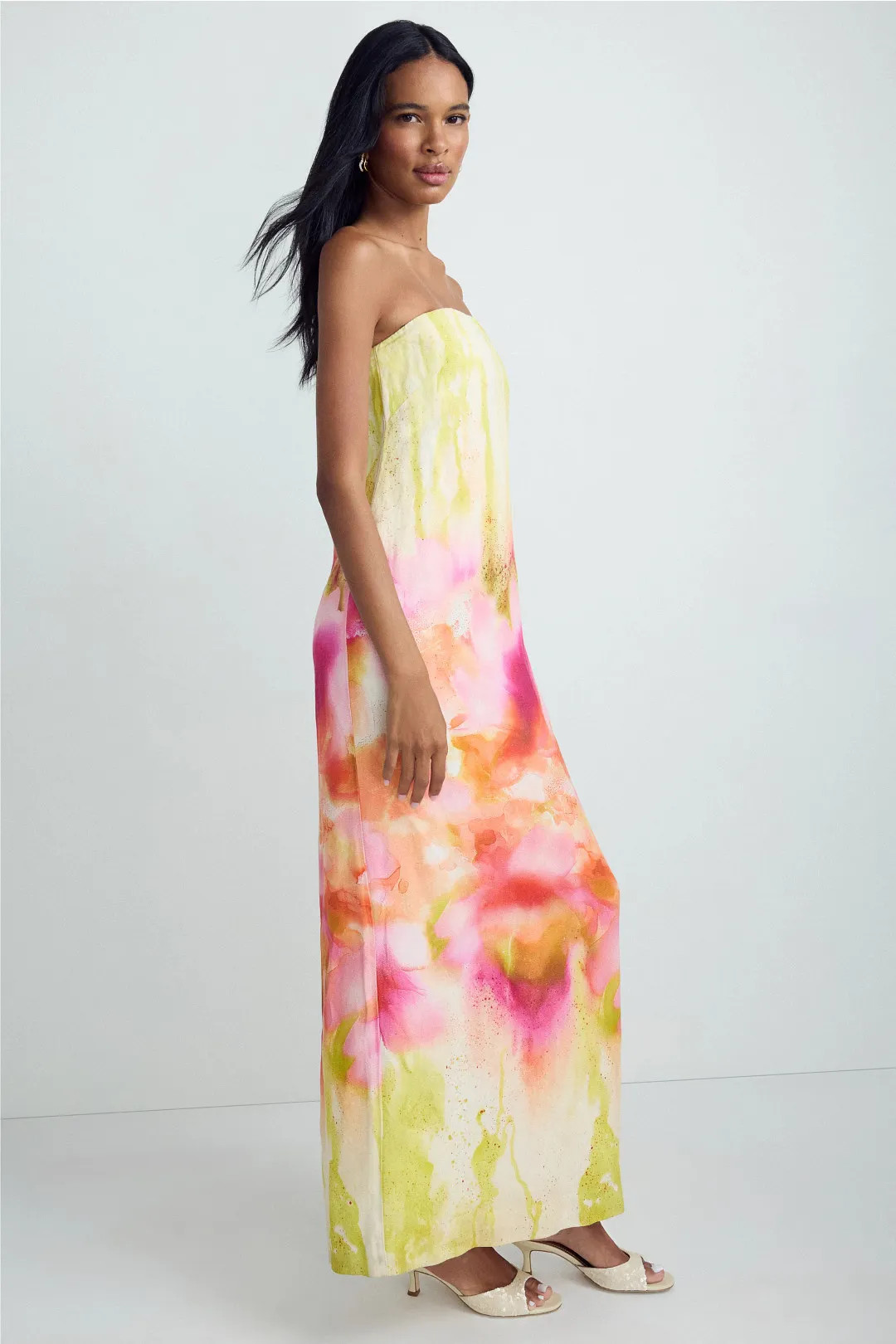 Lainey Ombre Floral Gown | Rent the Runway