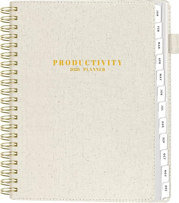 SUNEE 2026 Planner 8.5" x 11" – Dated Productivity Planner for Time Management - Daily,Weekly &... | Amazon (US)