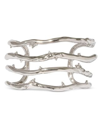 Alexis Bittar Brut Crystal Thorn Multi Row Cuff Bracelet in Silver Tone  | Bloomingdale's Jewelry... | Bloomingdale's (US)