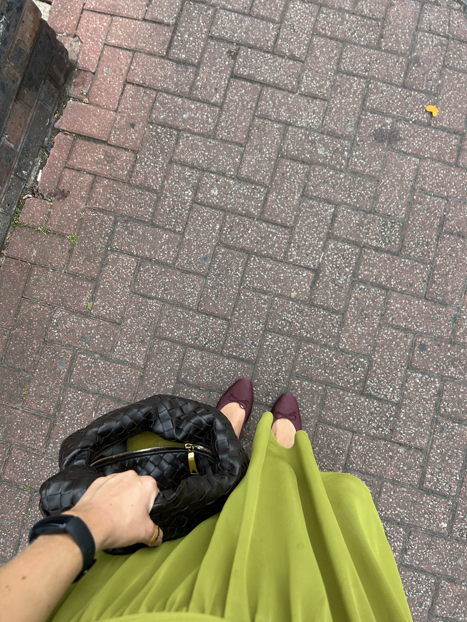 Olive green dress
Autumn outfits
Date night outfit
Autumn
Burgundy ballet flats
Brown bag
Bottega Veneta Jodie teen

#LTKautumn #LTKuk #LTKFashionMonth