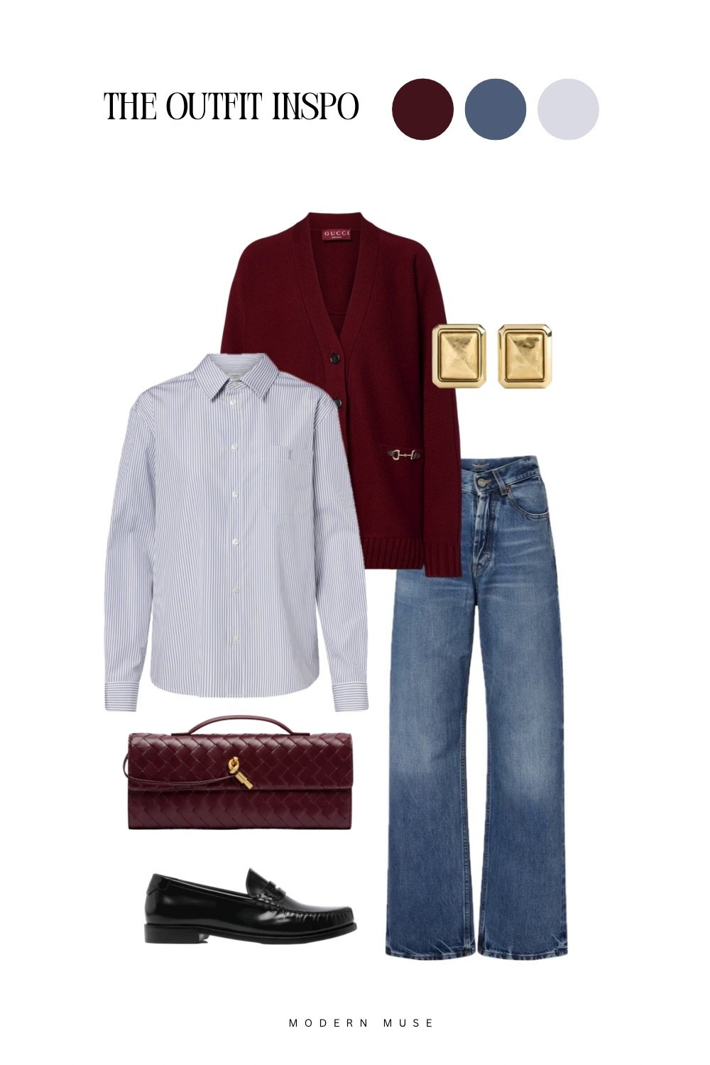 Burgundy & blue | outfit inspo

#LTKootd #LTKStyleTip #LTKWorkwear