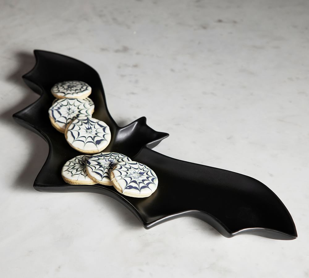 Bat Shaped Stoneware Serving Platter | Pottery Barn (US)