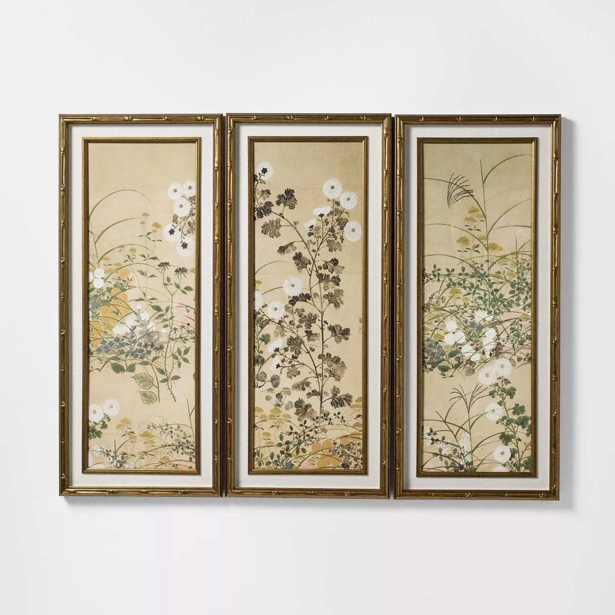 (Set of 3) 12"x28" Floral Wall Art - Threshold™ designed with Studio McGee | Target