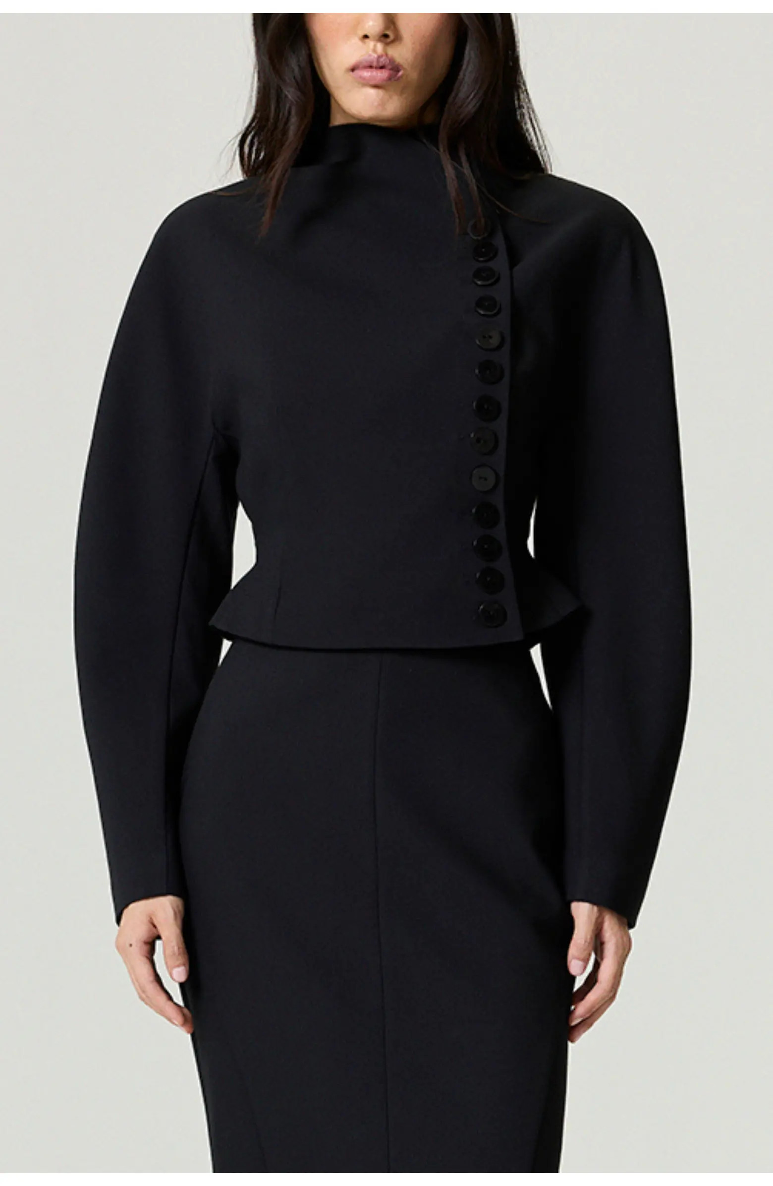 Asymmetric Buttoned Tailored Jacket | Nordstrom
