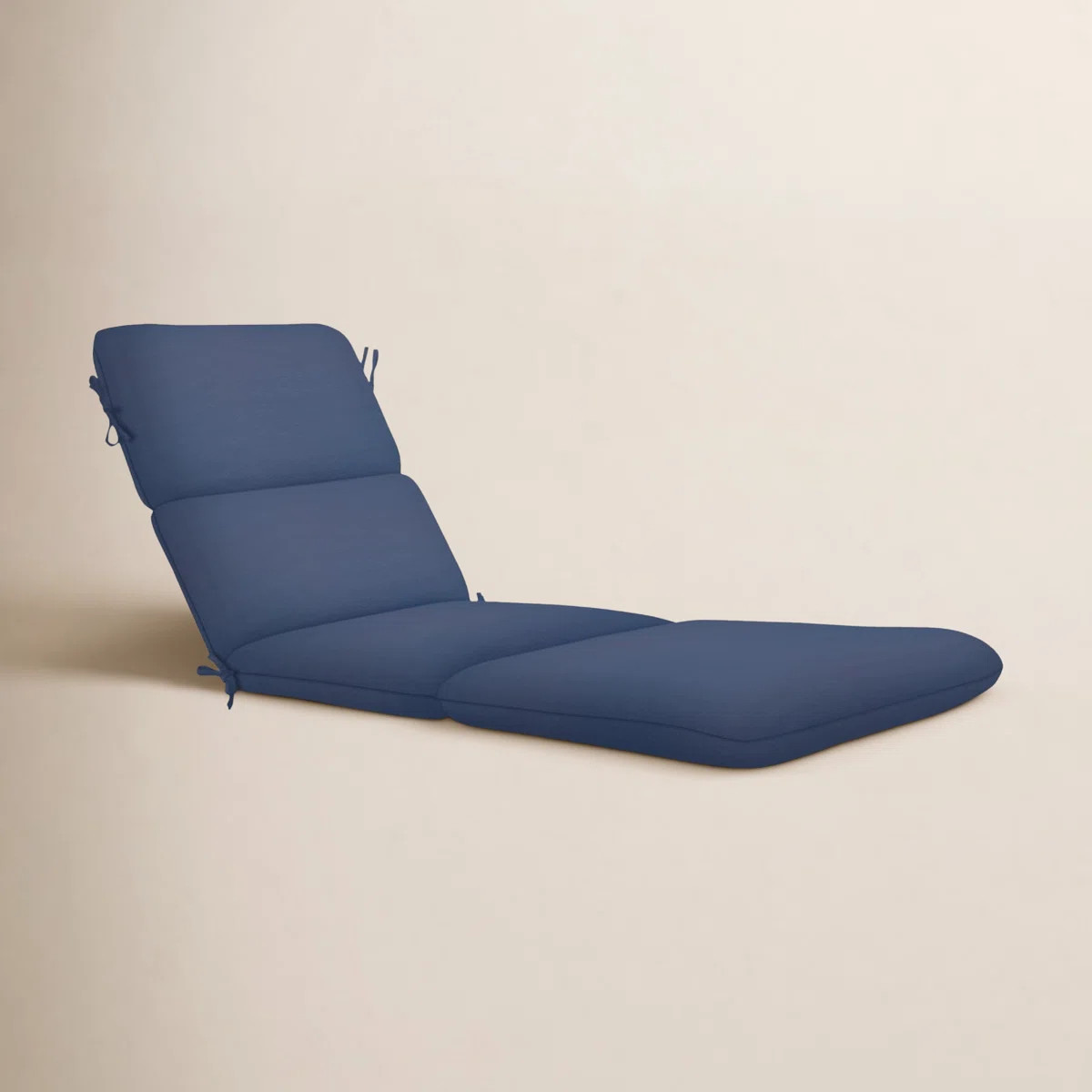 Casual Cushion Solid Sunbrella\u00ae Fabric 1-Piece Outdoor Chaise Cushion, 22.5"W x 74"L, Canvas... | Wayfair North America