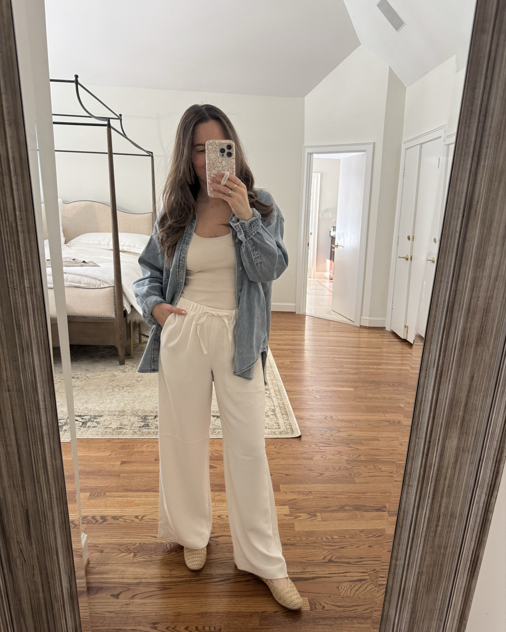 Rebuilding my wardrobe with neutral, mix-and-match staples that actually get worn. These are the viral wide-leg lightweight pants everyone loves, plus easy cashmere layers that work for everyday outfits. Perfect pieces if you’re building a capsule wardrobe or doing a closet reset with comfortable, polished basics.

neutral capsule wardrobe, wide leg pants outfit, everyday mom style, spring wardrobe staples, comfortable workwear, casual chic outfit, lightweight layers, mix and match basics

#LTKOver40 #LTKmomlife #LTKSeasonal