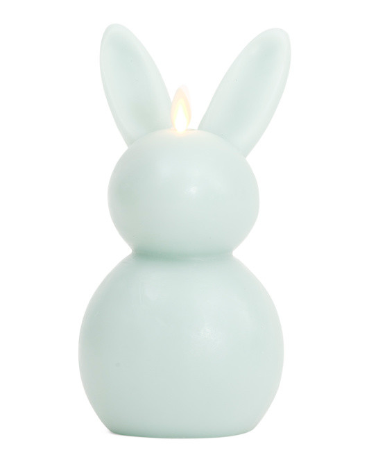 Led Moving Flame Bunny Figural Candle | TJ Maxx