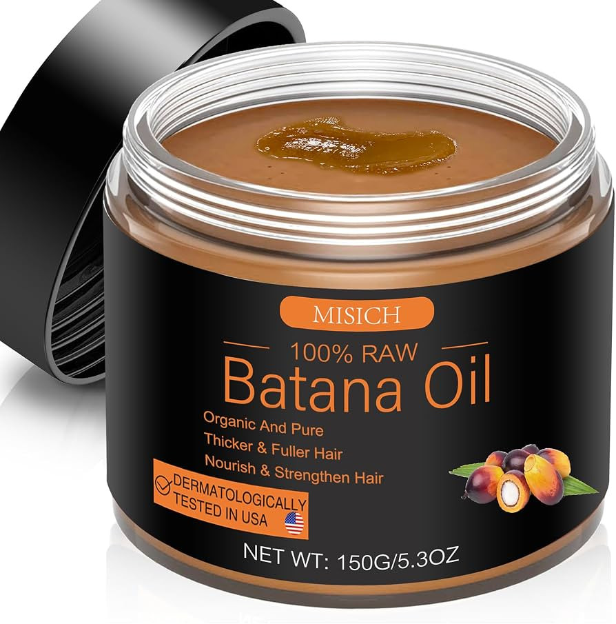 Raw Batana Oil for Hair Growth, 100% Natural Pure Dr. Sebi Botana Oil, Unrefined Organic Batana H... | Amazon (UK)